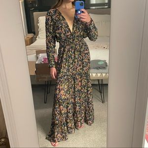 NWT Misa Los Angeles Floral Maxi Dress